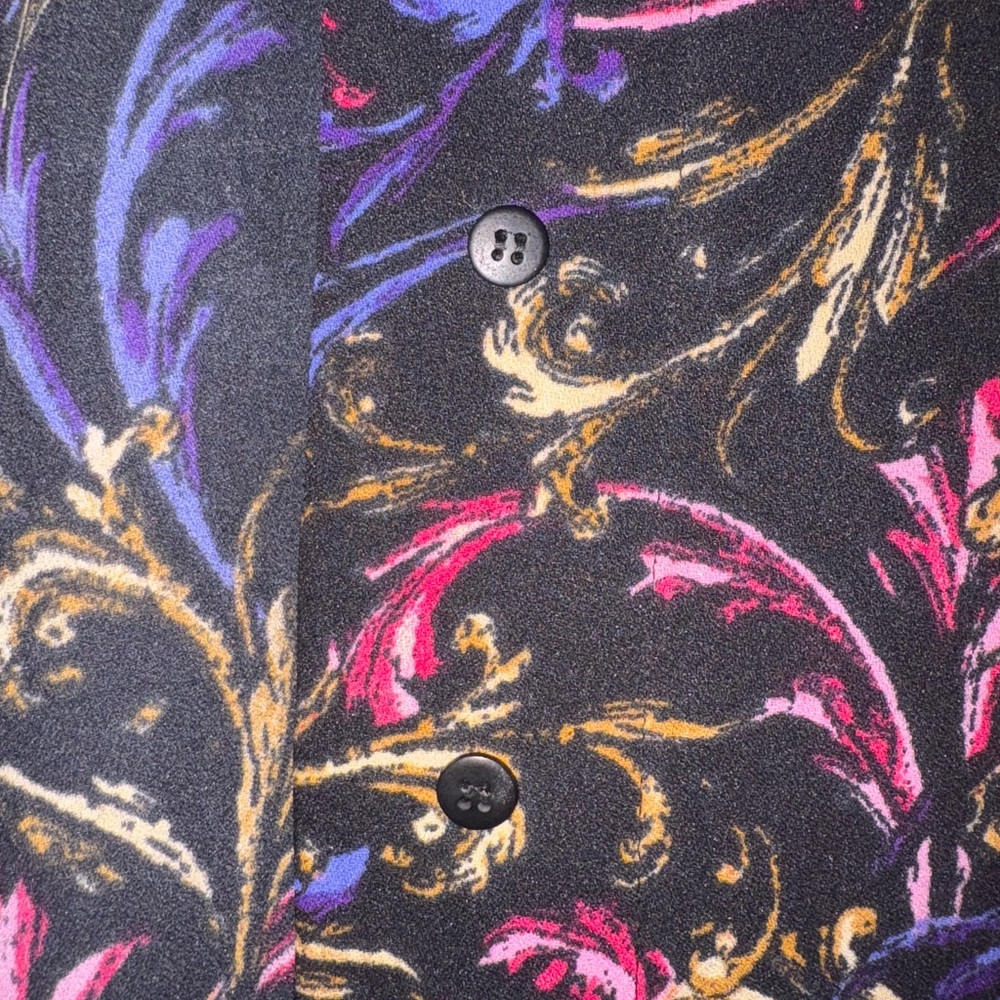 Vintage Patterned Button Down - image 3